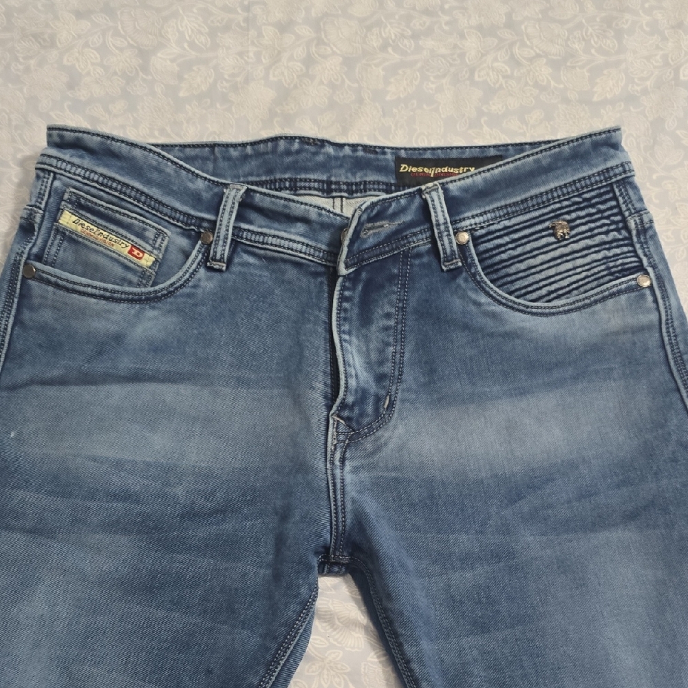 Diesel Men's Slim Fit Blue Jeans